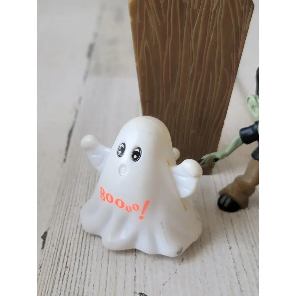 Halloween Frankenstein coffin ghost toy accessory set scary figure Coffin‎